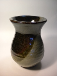 stoneware, black and celadon glaze