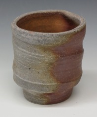 white stoneware cup