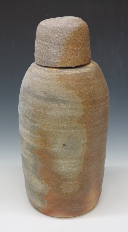 White Stoneware jar